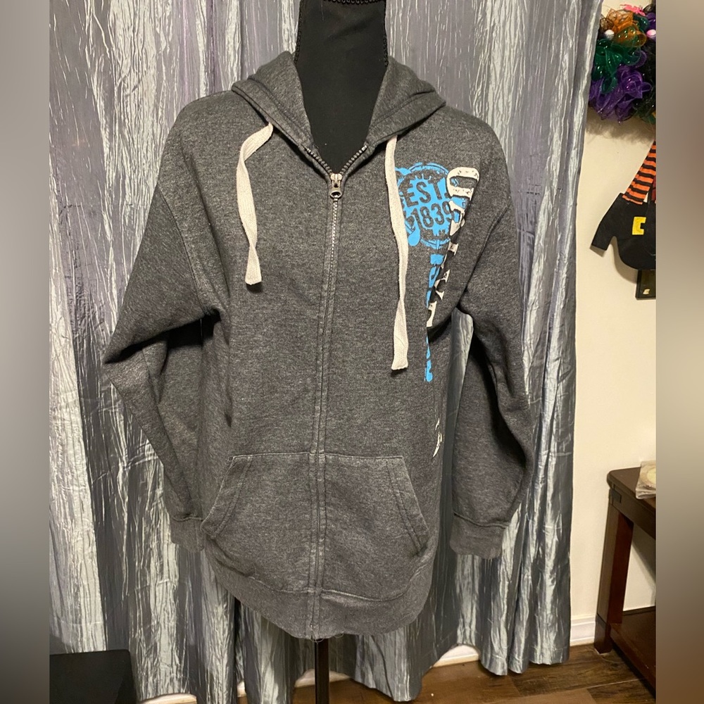 Retro vision apparel hooded jacket